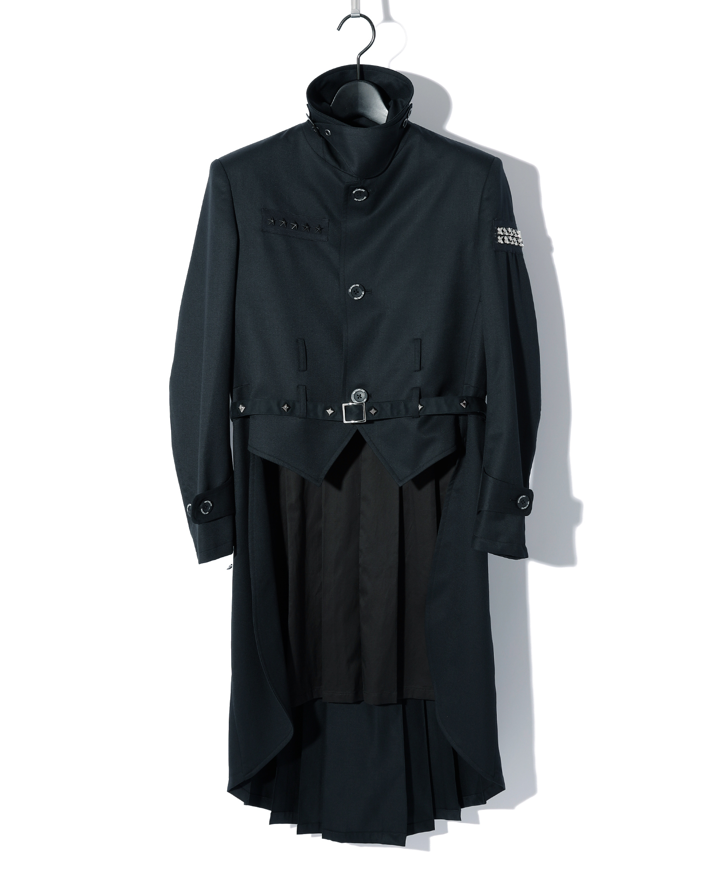 PLEATED TAILCOAT w/STUDS