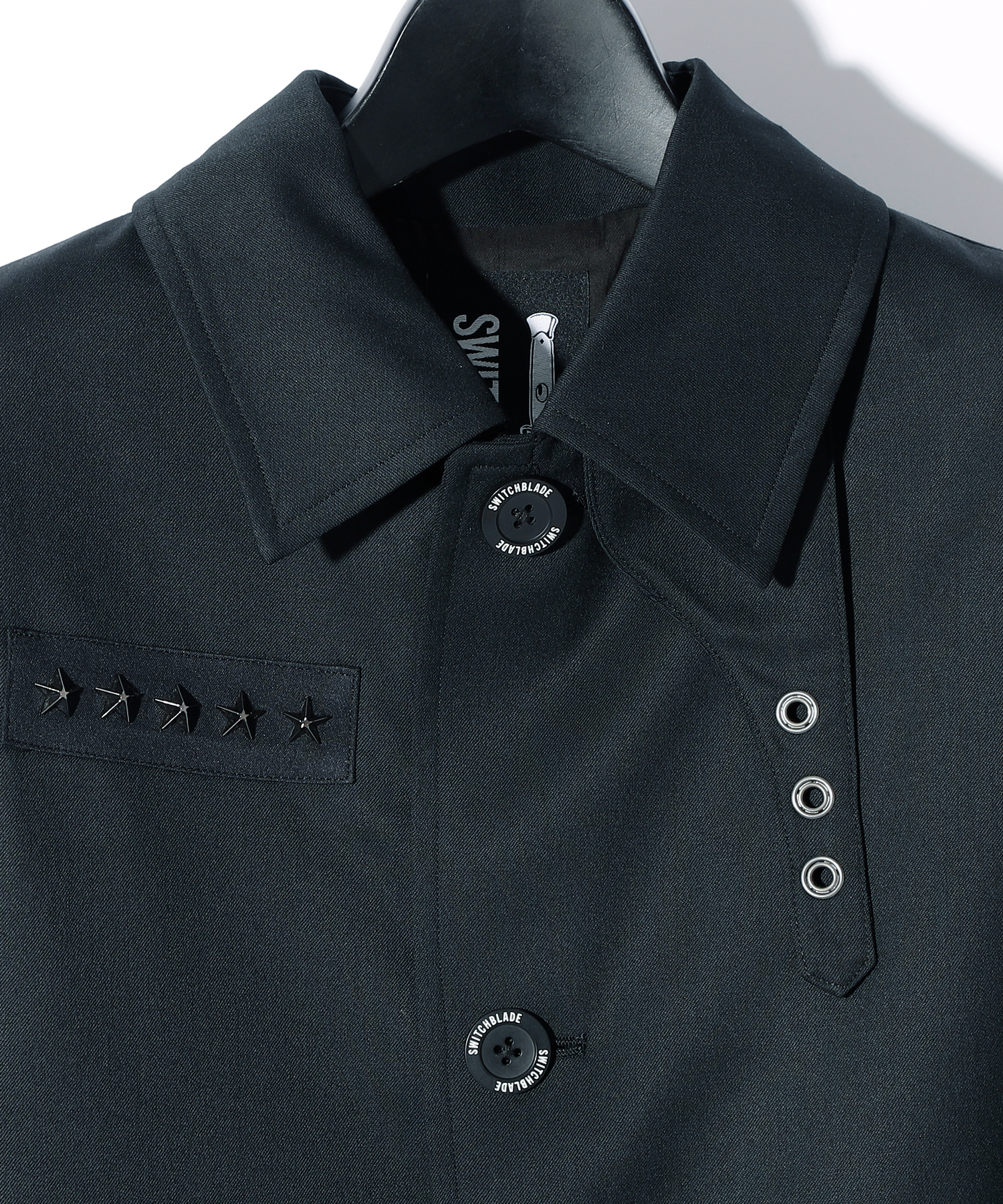 PLEATED TAILCOAT w/STUDS