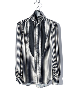 BISHOP SLEEVE STRIPED PIRATE SHIRT