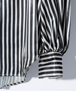 BISHOP SLEEVE STRIPED PIRATE SHIRT