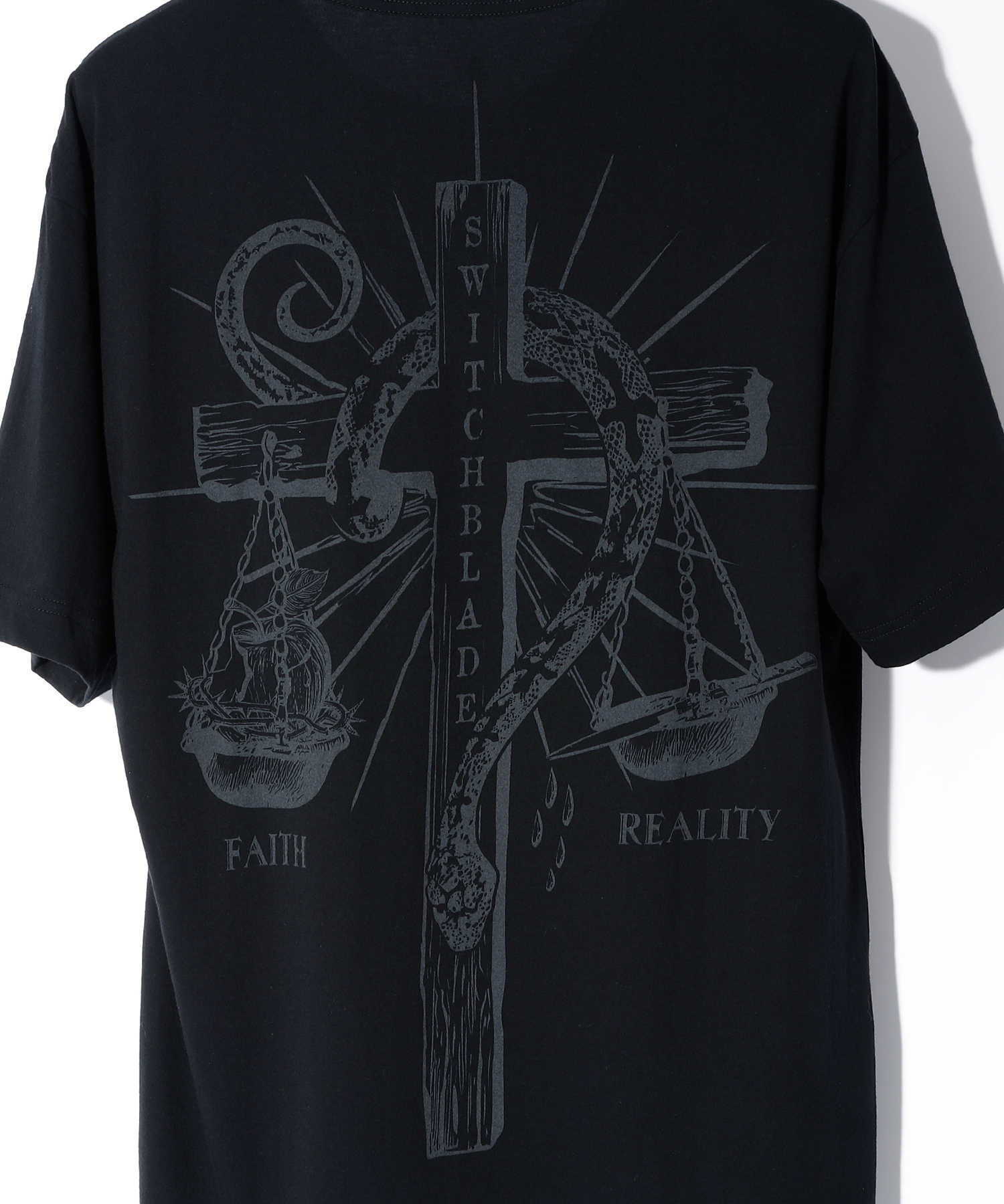 FAITH & REALITY TEE [BLACK]