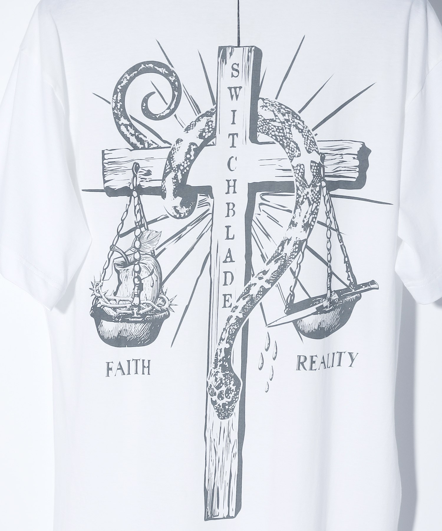 FAITH & REALITY TEE [WHITE]