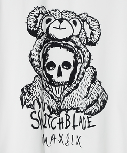 SWITCHBLADE × MAXSIX  SKULL BEAR TEE 