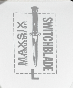 SWITCHBLADE × MAXSIX  SKULL BEAR TEE 