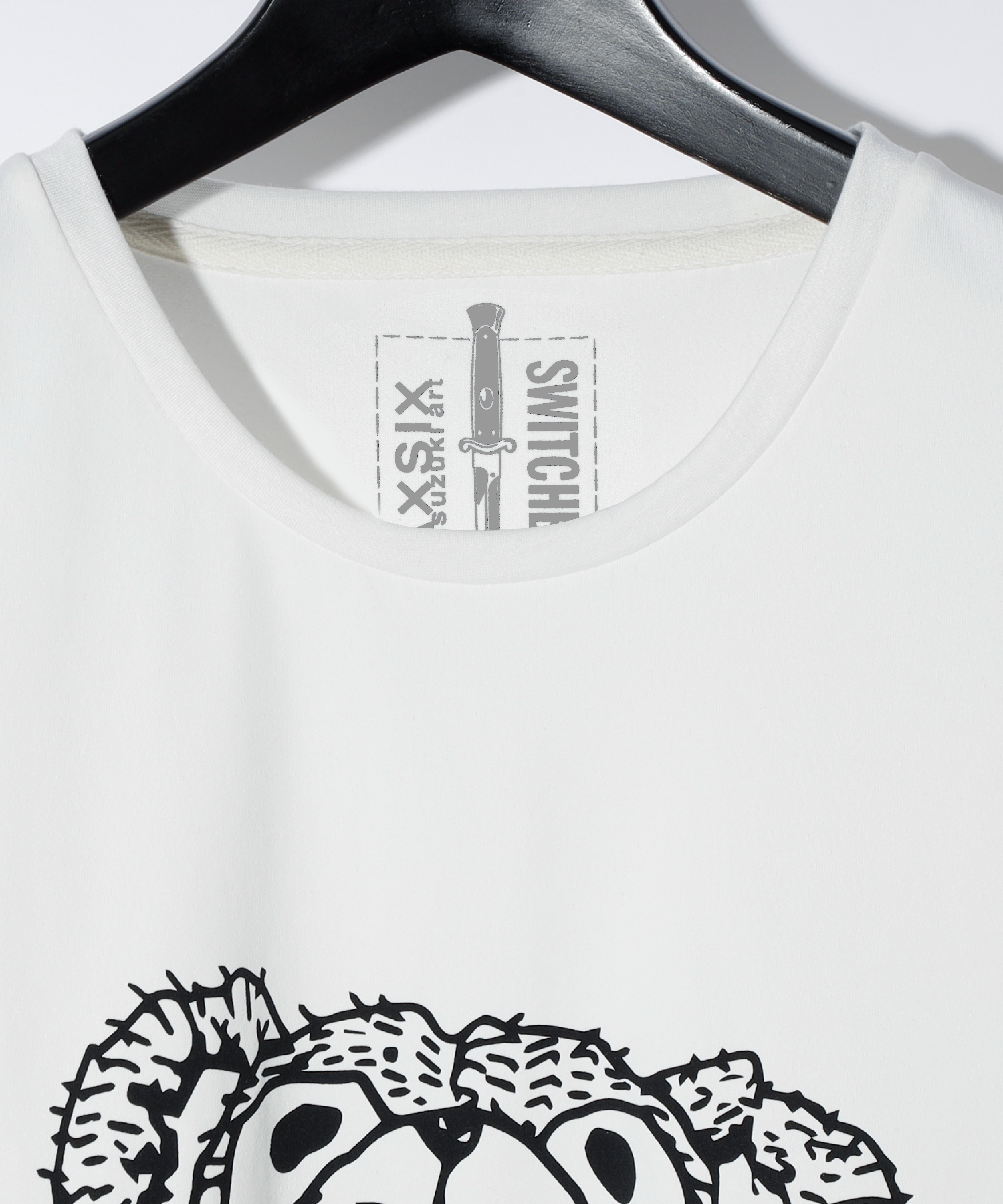 SWITCHBLADE × MAXSIX  SKULL BEAR TEE 