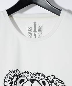 SWITCHBLADE × MAXSIX  SKULL BEAR TEE 