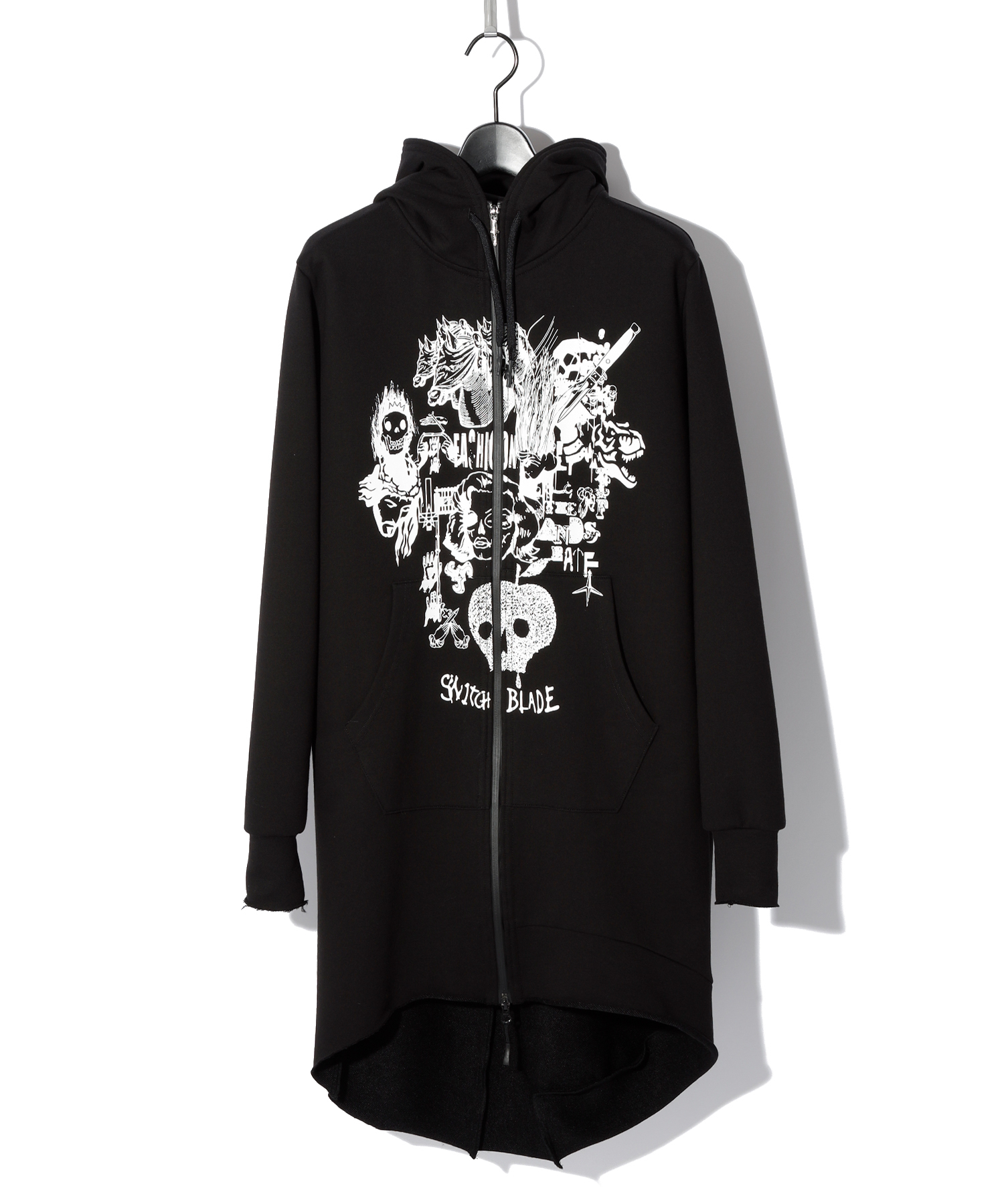 SWITCHBLADE × MAXSIX  GRAPHICS ART LONG PARKA