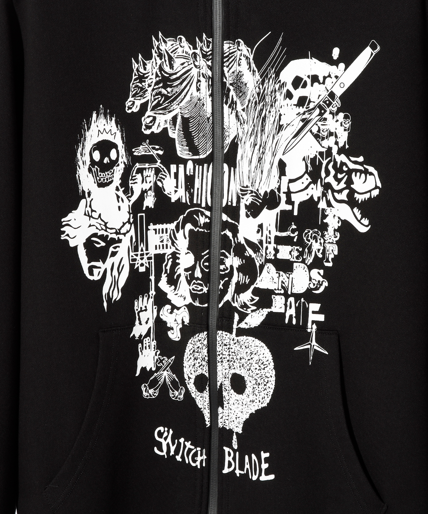 SWITCHBLADE × MAXSIX  GRAPHICS ART LONG PARKA