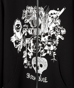SWITCHBLADE × MAXSIX  GRAPHICS ART LONG PARKA