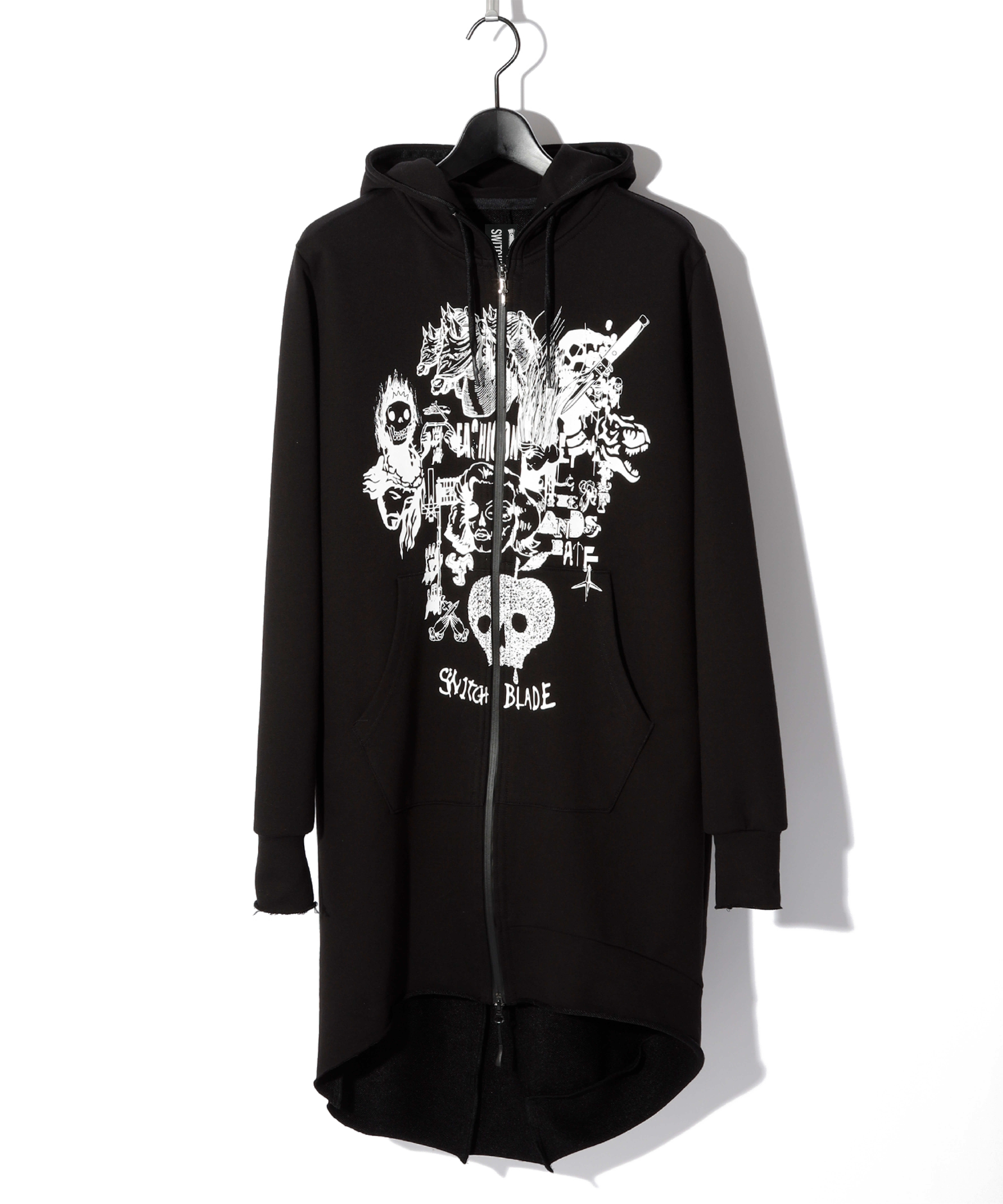 SWITCHBLADE × MAXSIX  GRAPHICS ART LONG PARKA