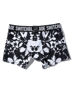 SWITCHBLADE × MAXSIX B&W FLOWER BOXER PANTS