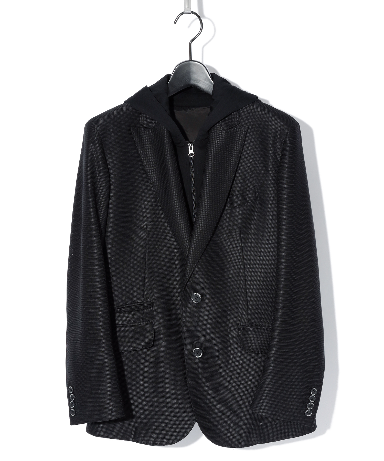FAKE LAYERED HOODED JK