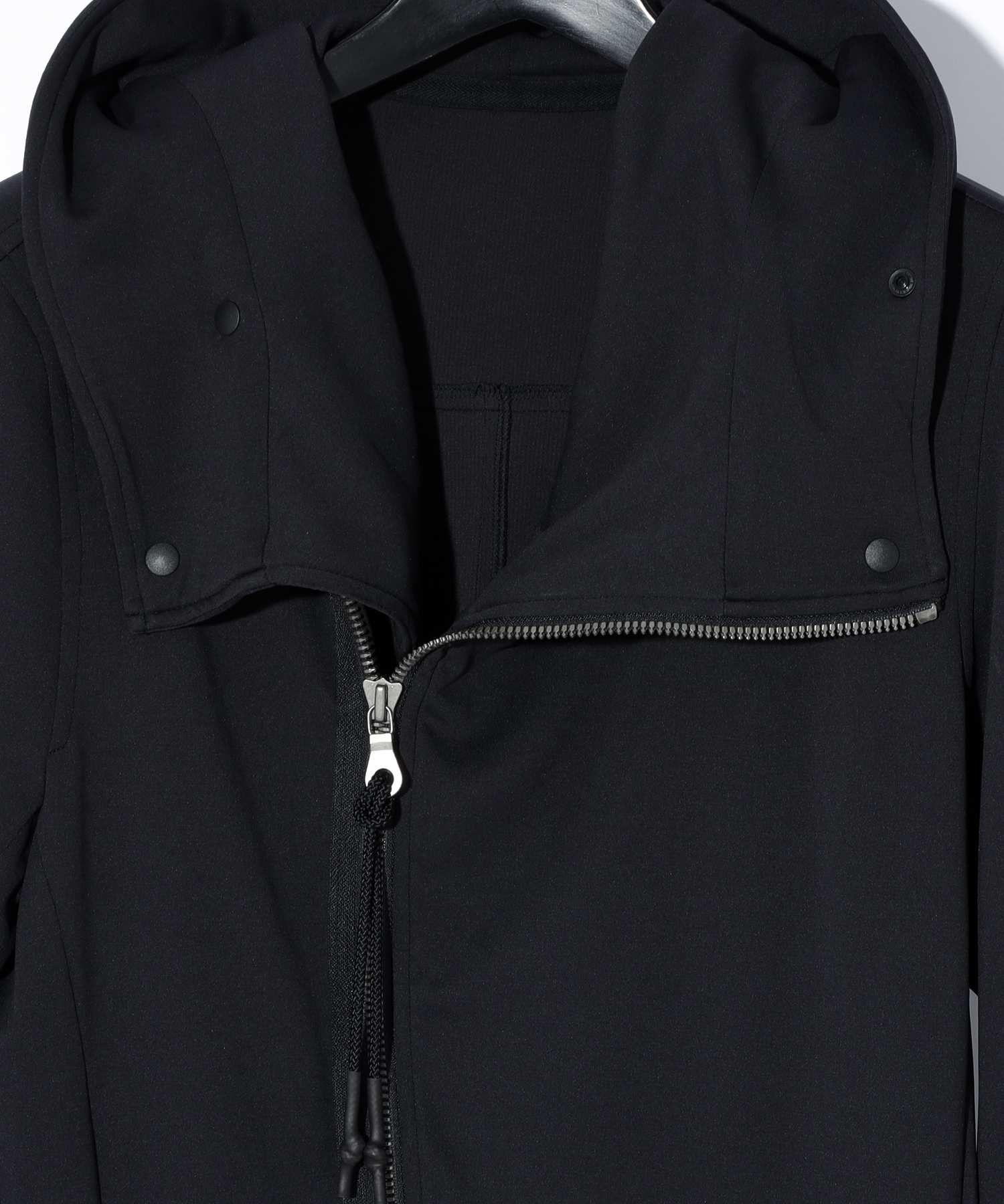 HIGH-NECK LONG HOODIE JK