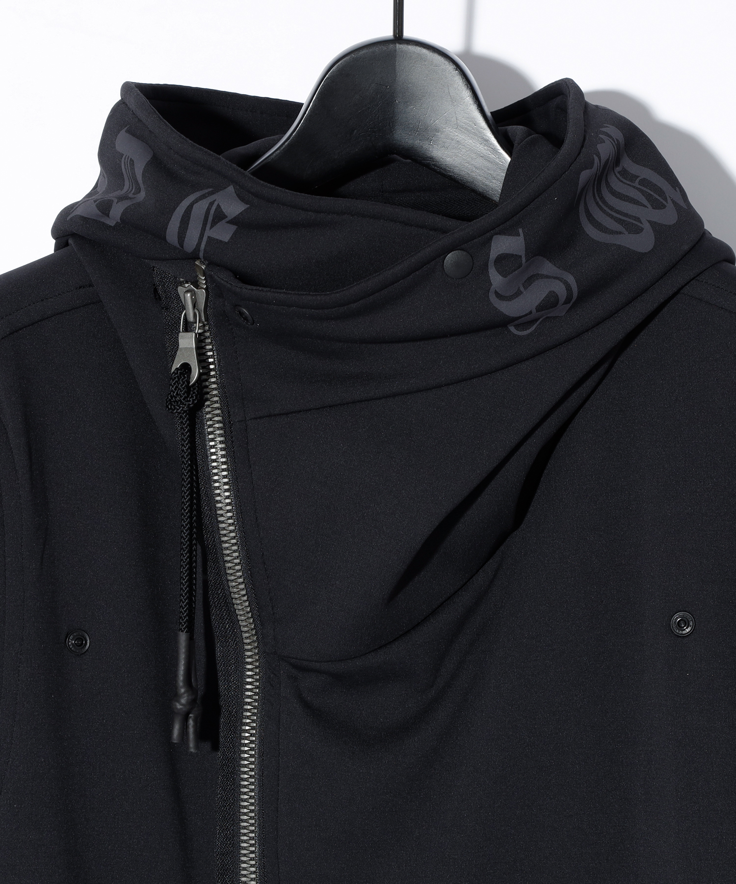 HIGH-NECK LONG HOODIE JK