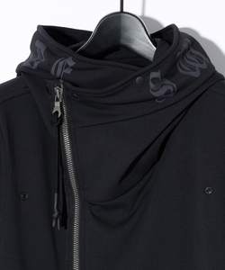 HIGH-NECK LONG HOODIE JK