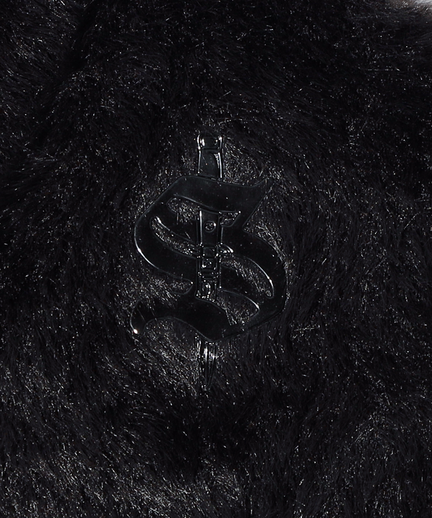 SB METALLIC LOGO SHAGGY CARDIGAN