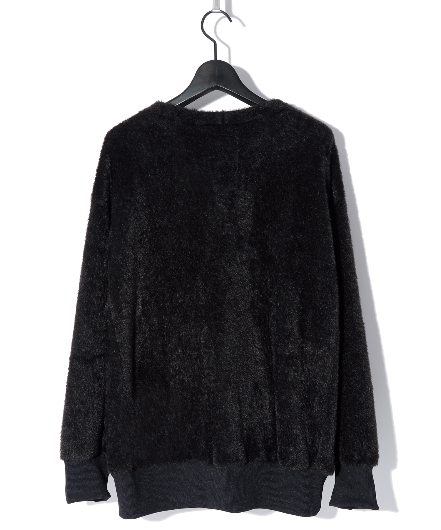SB METALLIC LOGO SHAGGY CARDIGAN