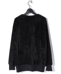 SB METALLIC LOGO SHAGGY CARDIGAN