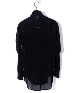 NOCTURNE  RIBBON COLLAR SHIRT