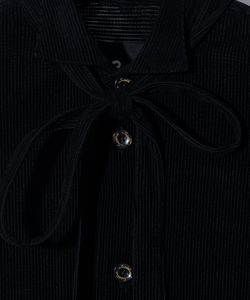 NOCTURNE  RIBBON COLLAR SHIRT