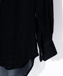 NOCTURNE  RIBBON COLLAR SHIRT