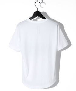 SMUDGED SB LOGO TEE [WHITE]