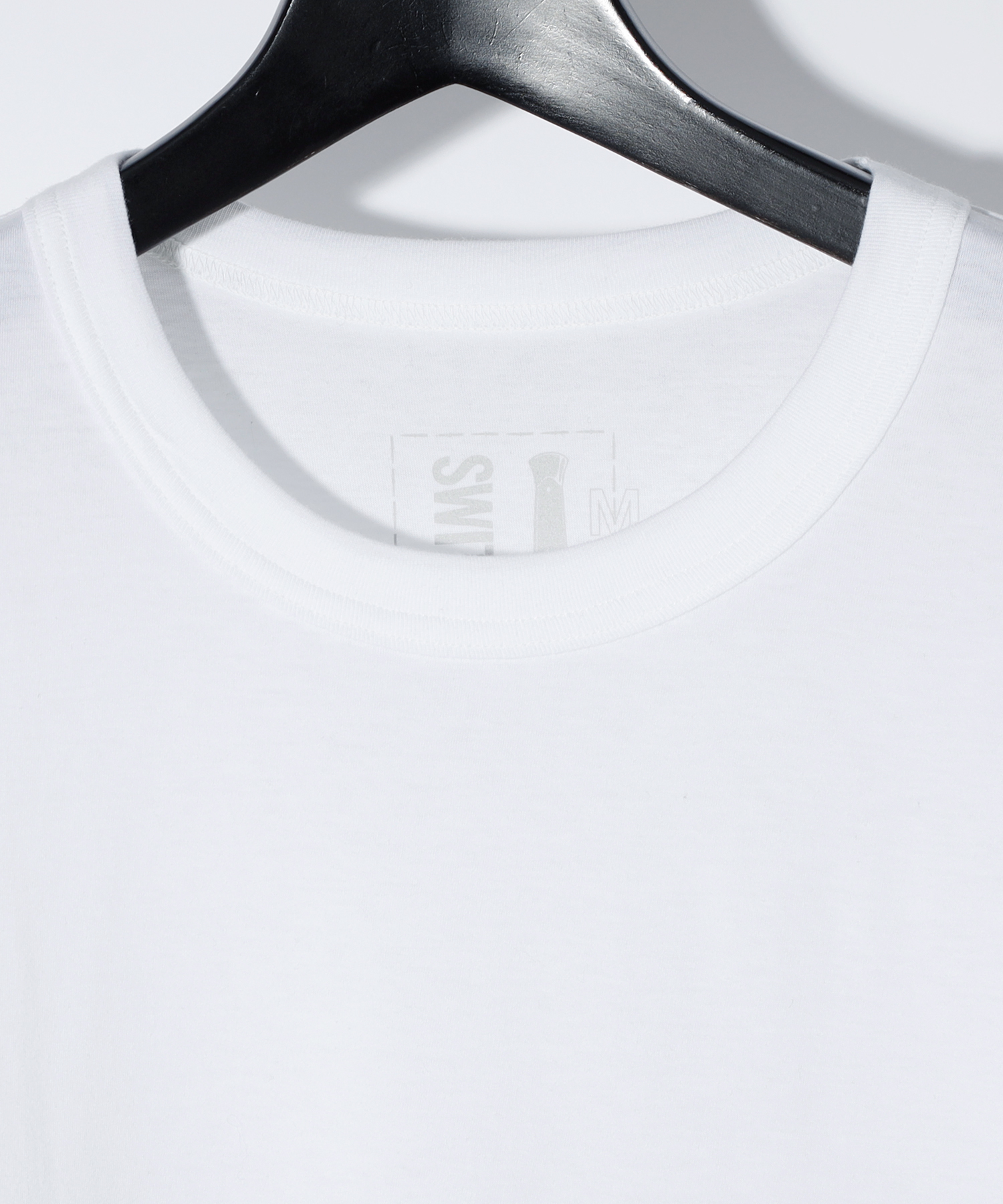 SMUDGED SB LOGO TEE [WHITE]