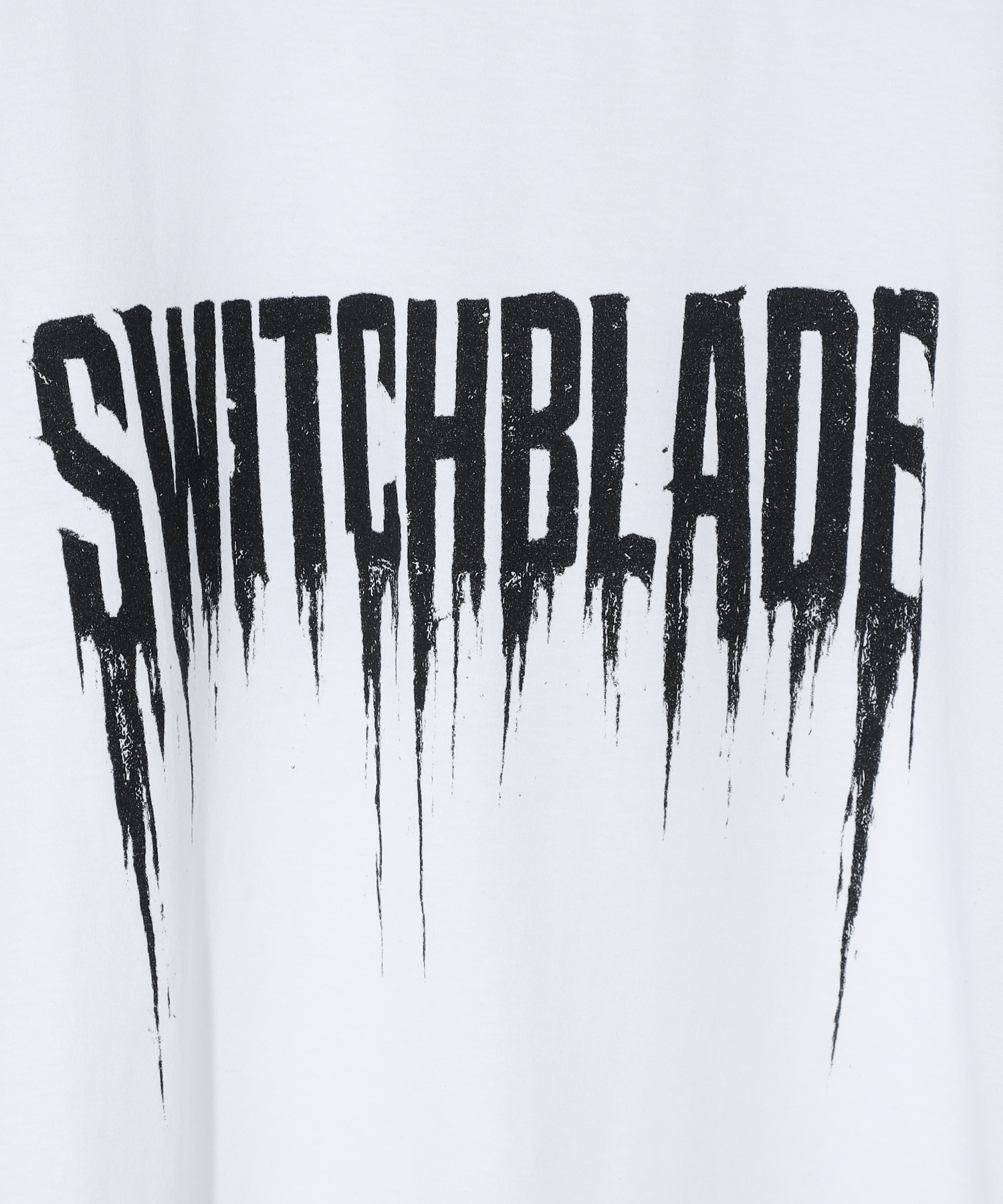 SMUDGED SB LOGO TEE [WHITE]