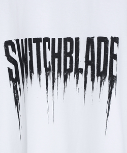 SMUDGED SB LOGO TEE [WHITE]