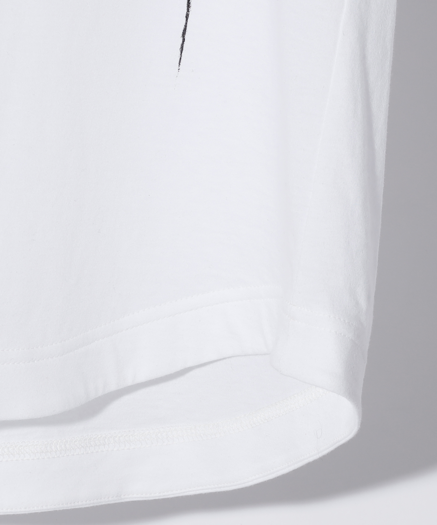 SMUDGED SB LOGO TEE [WHITE]
