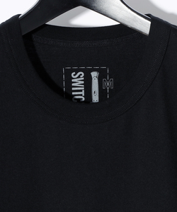 SMUDGED SB LOGO TEE [BLACK]