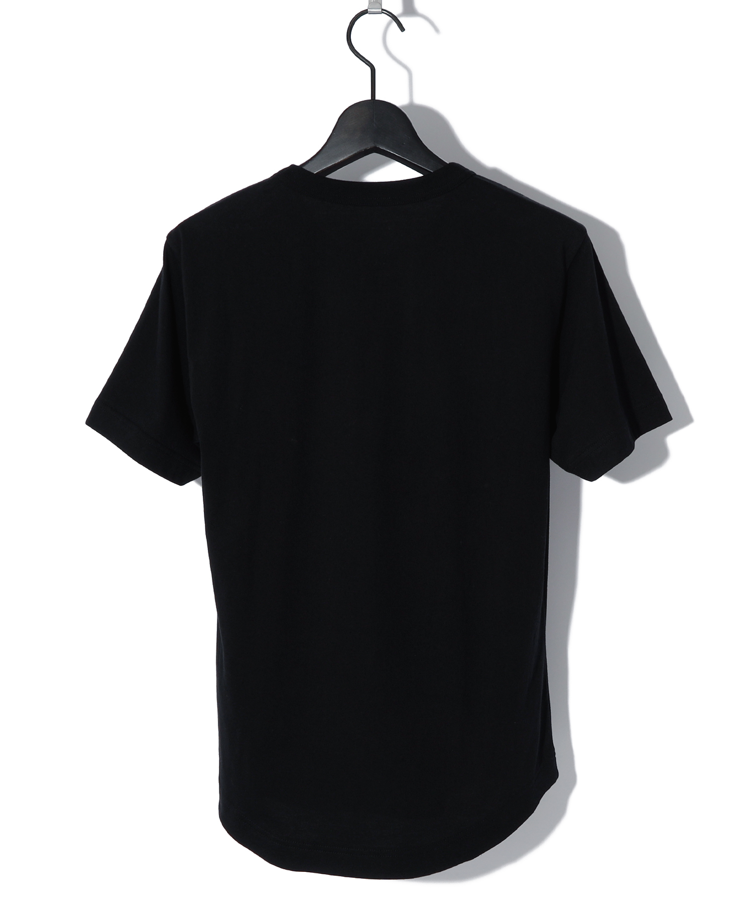 SMUDGED SB LOGO TEE [BLACK]