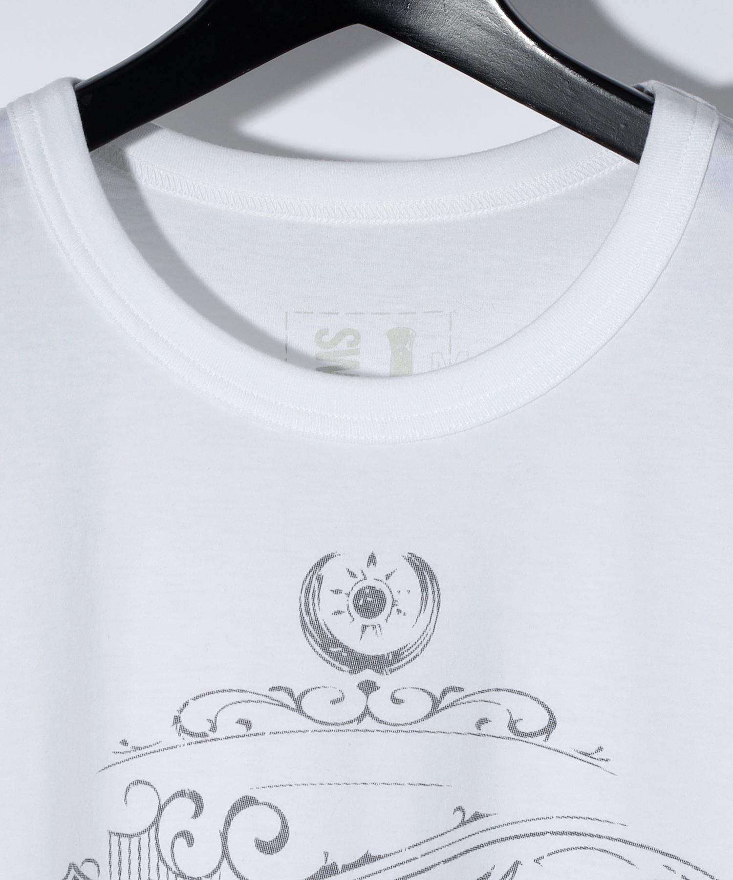 UPSIDE-DOWN SWITCHBLADE TEE[WHITE]