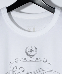 UPSIDE-DOWN SWITCHBLADE TEE[WHITE]