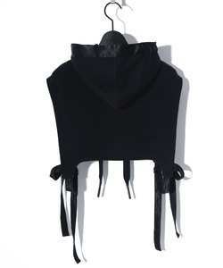 URBAN NOIR SET-UP CROPPED HOODIE