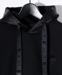 URBAN NOIR SET-UP CROPPED HOODIE