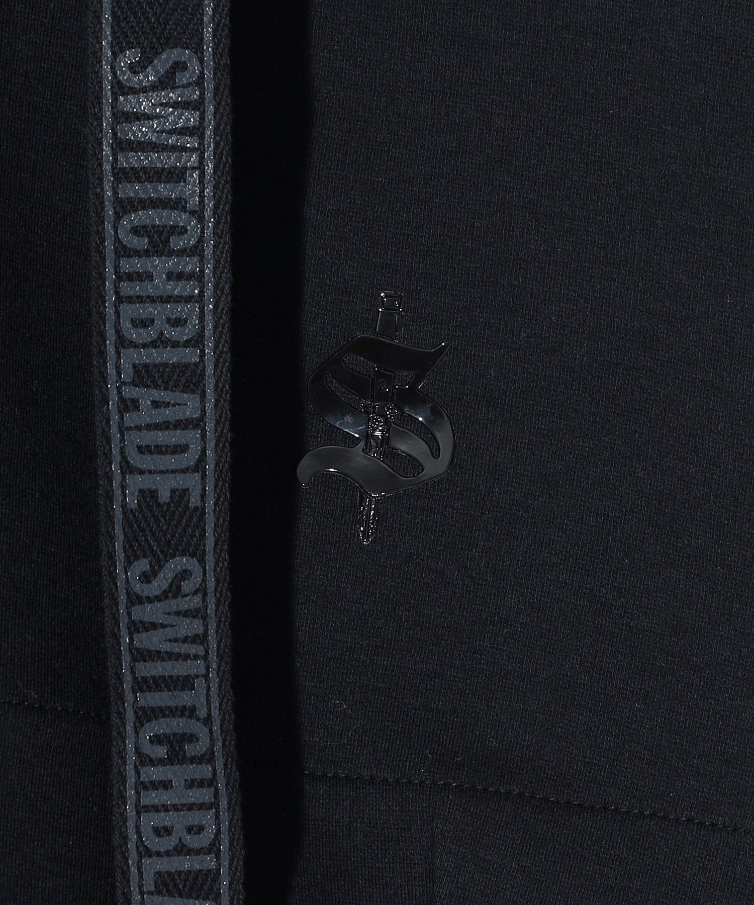 URBAN NOIR SET-UP CROPPED HOODIE