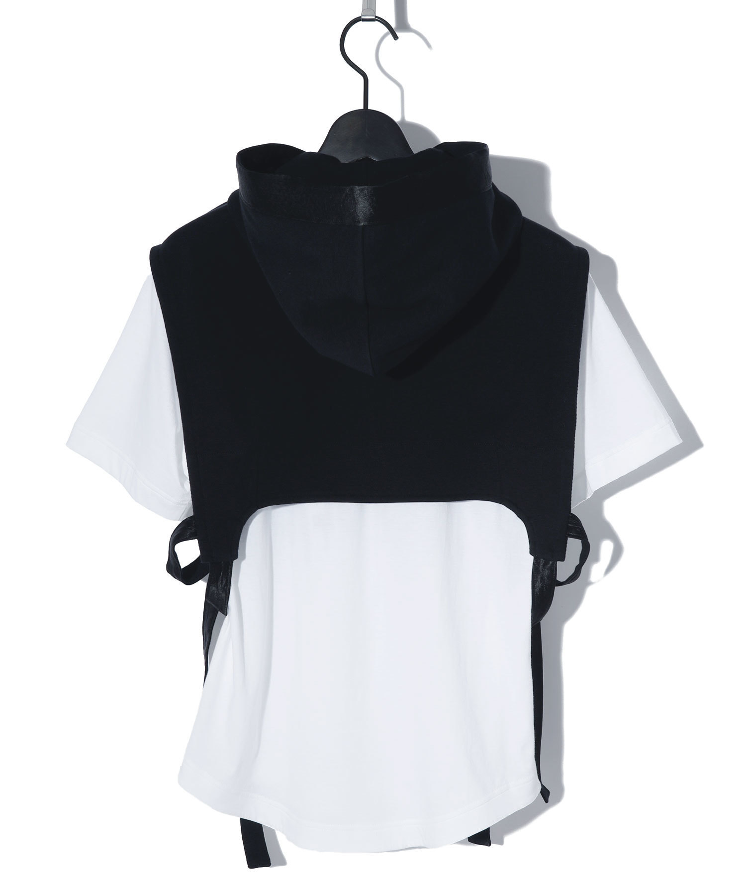 URBAN NOIR SET-UP CROPPED HOODIE