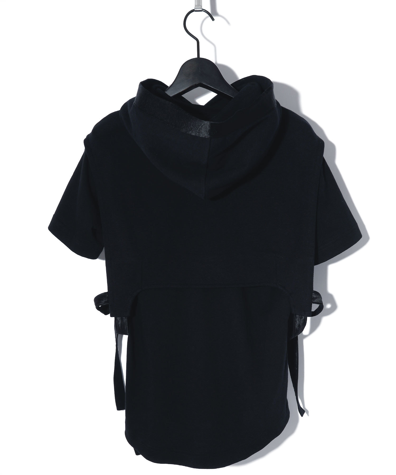 URBAN NOIR SET-UP CROPPED HOODIE