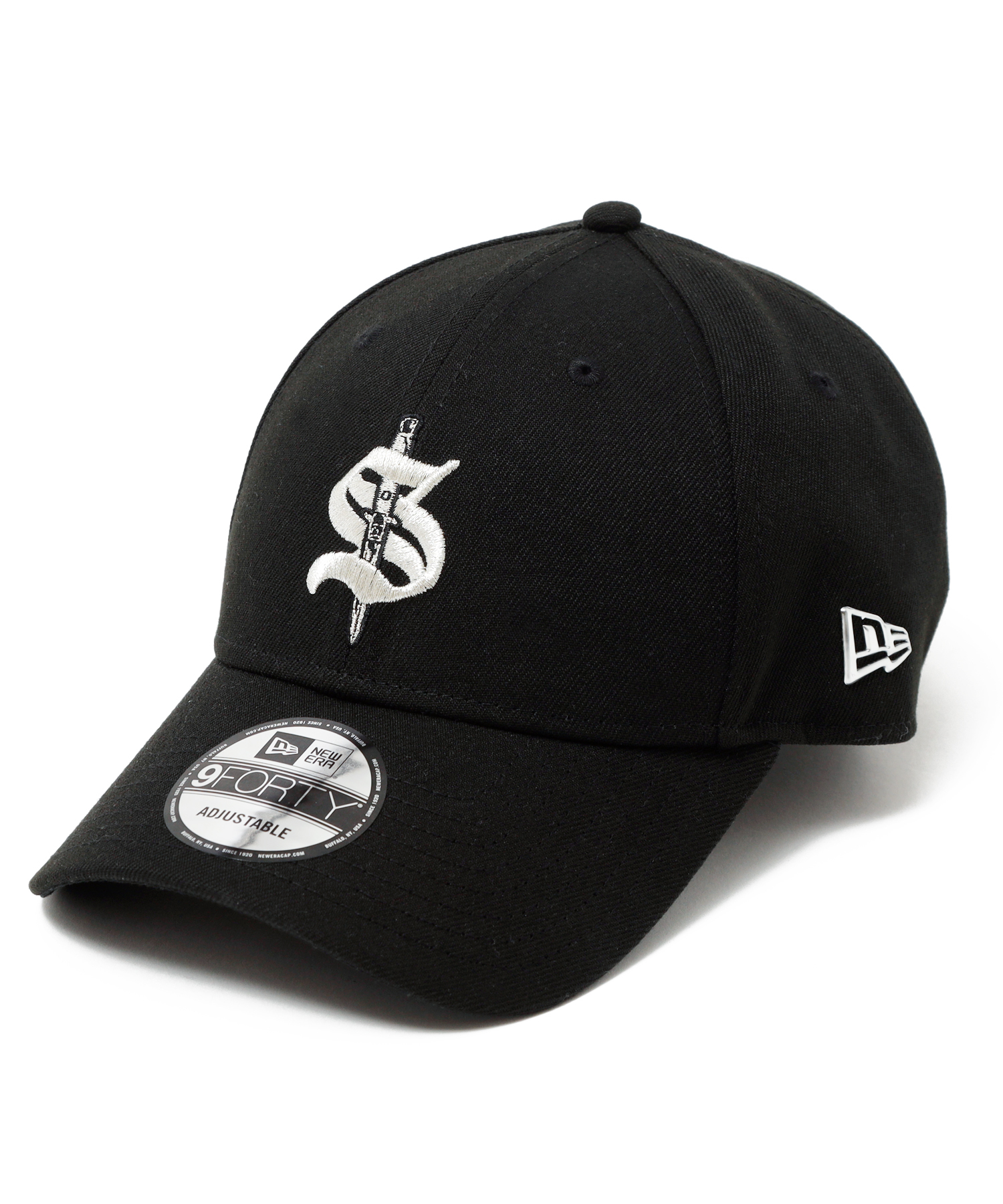 SWITCHBLADE × NEW ERA® SILVER SB LOGO BASEBALL CAP