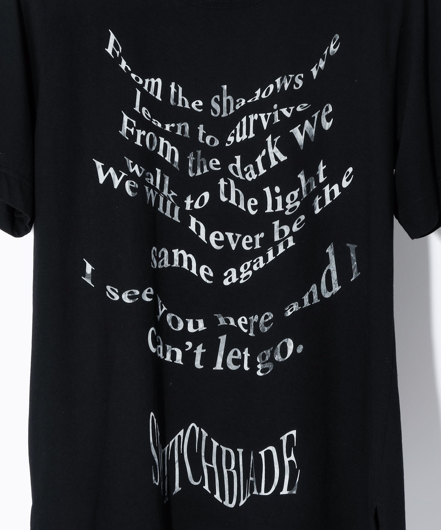 WARP SCRIPT TEE [BLACK]