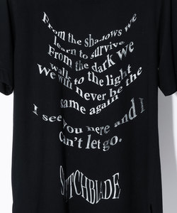 WARP SCRIPT TEE [BLACK]