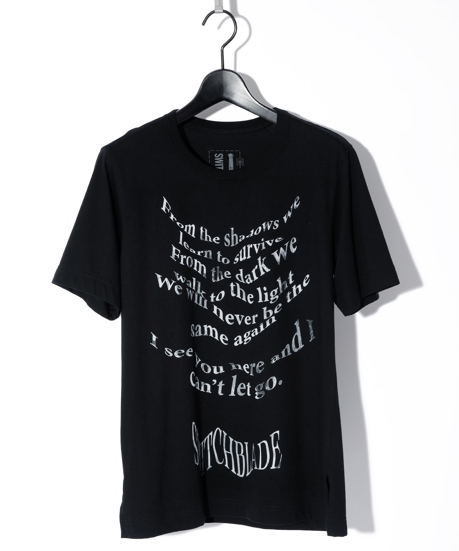 WARP SCRIPT TEE [BLACK]