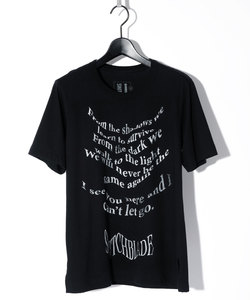 WARP SCRIPT TEE [BLACK]
