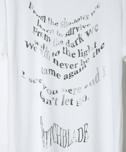 WARP SCRIPT TEE［WHITE］