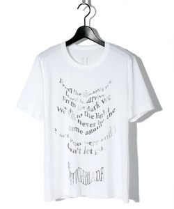 WARP SCRIPT TEE［WHITE］