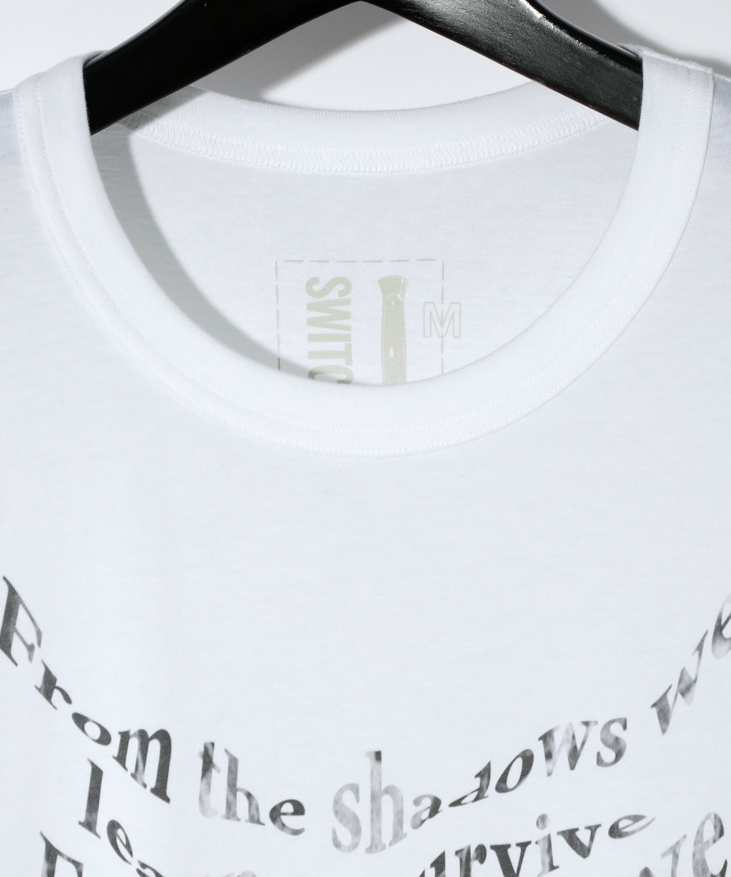 WARP SCRIPT TEE［WHITE］