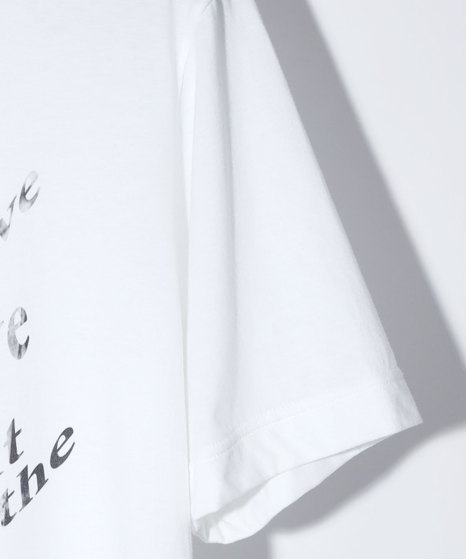 WARP SCRIPT TEE［WHITE］