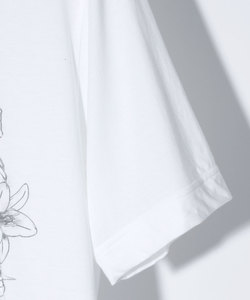 FLEUR DE LIS CROSS TEE［WHITE］