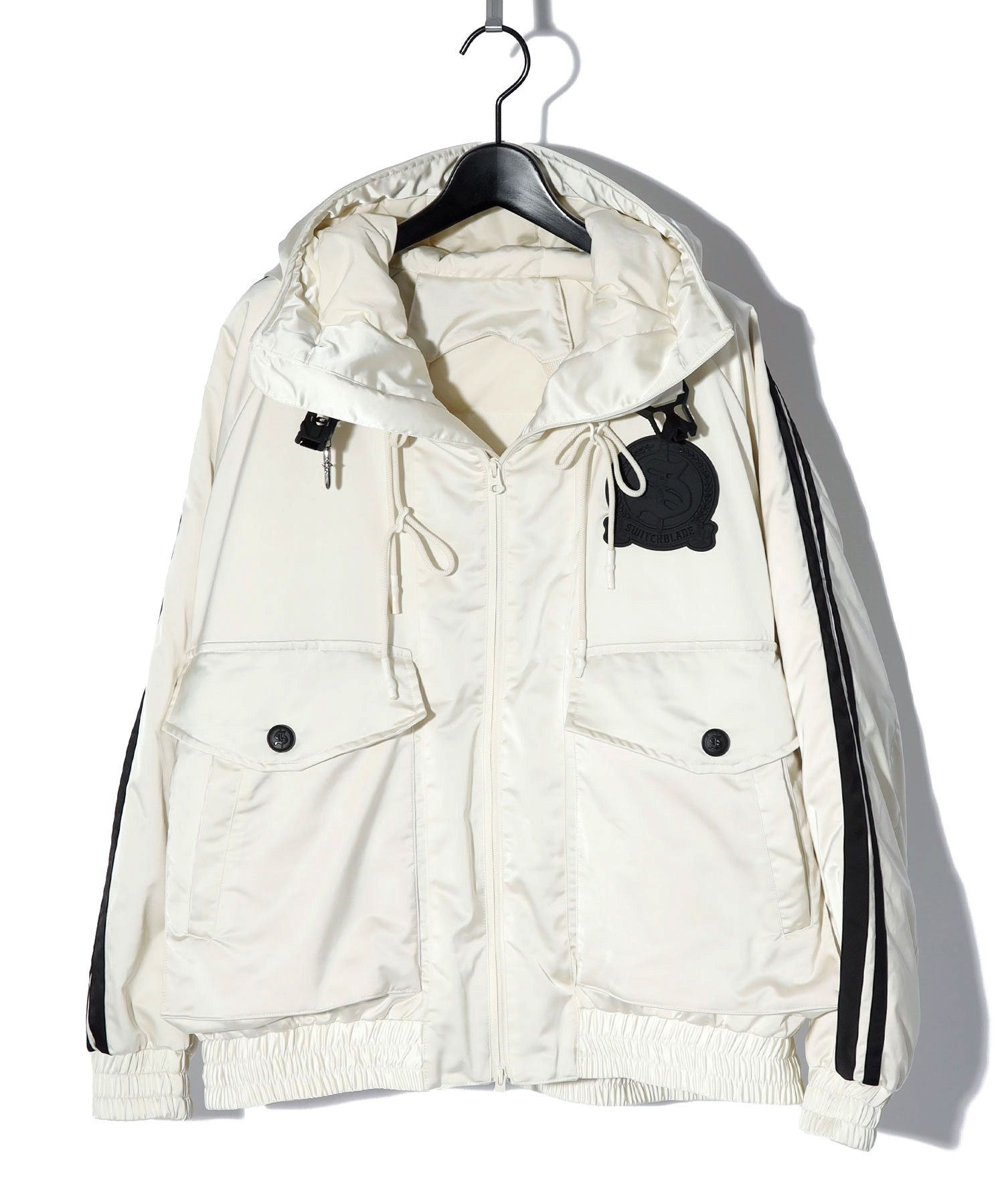 OVERSIZED HOODED DOWN JK w/ SB BUCKLE